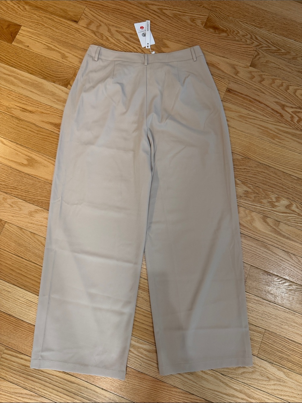 Women’s Pleat Front Dress Pants — Light Beige - Picture 5 of 5